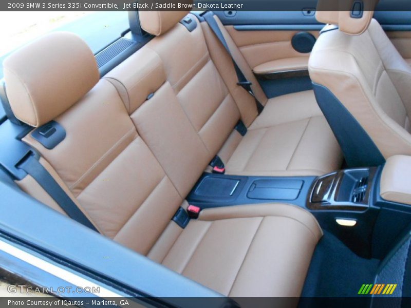 Jet Black / Saddle Brown Dakota Leather 2009 BMW 3 Series 335i Convertible