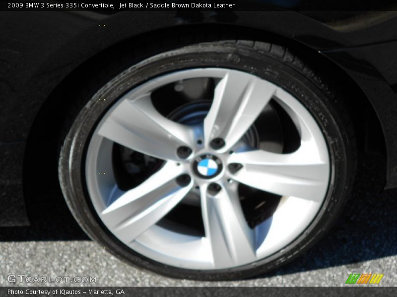 Jet Black / Saddle Brown Dakota Leather 2009 BMW 3 Series 335i Convertible