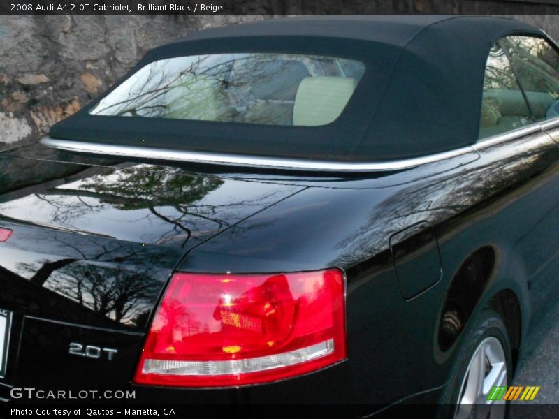 Brilliant Black / Beige 2008 Audi A4 2.0T Cabriolet