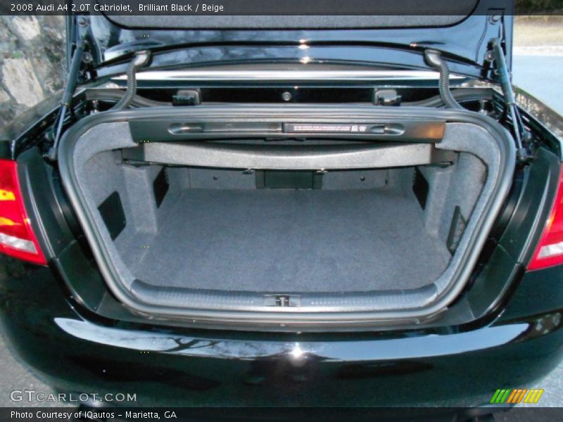 Brilliant Black / Beige 2008 Audi A4 2.0T Cabriolet