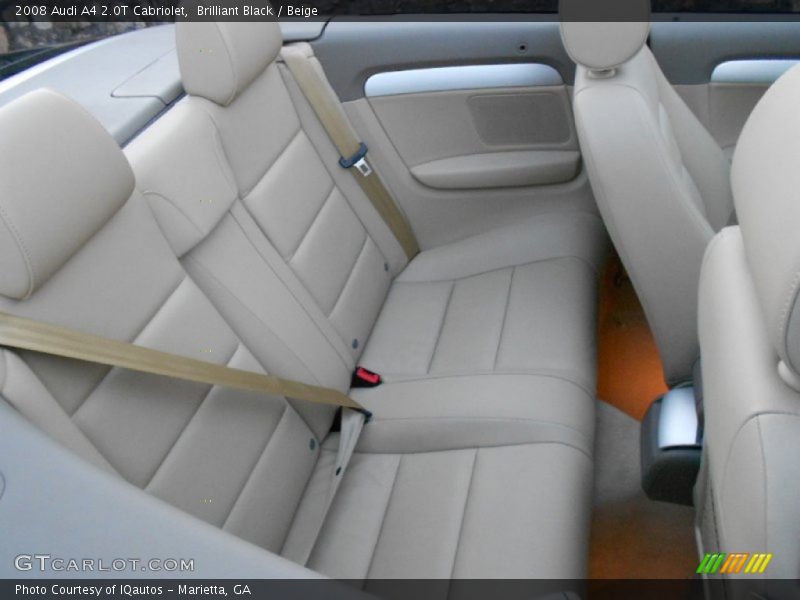 Brilliant Black / Beige 2008 Audi A4 2.0T Cabriolet