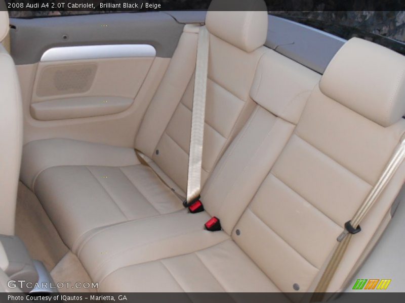 Brilliant Black / Beige 2008 Audi A4 2.0T Cabriolet
