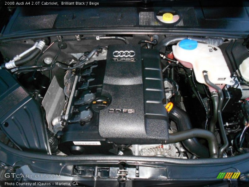 Brilliant Black / Beige 2008 Audi A4 2.0T Cabriolet