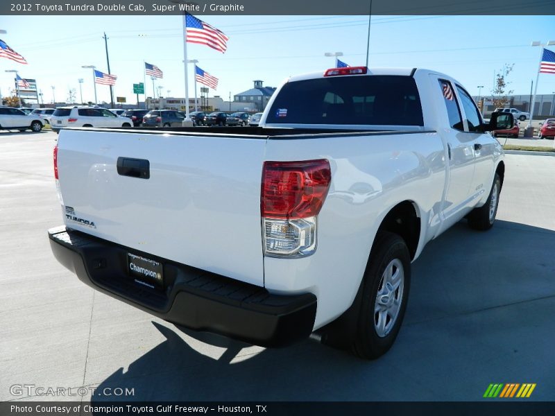 Super White / Graphite 2012 Toyota Tundra Double Cab
