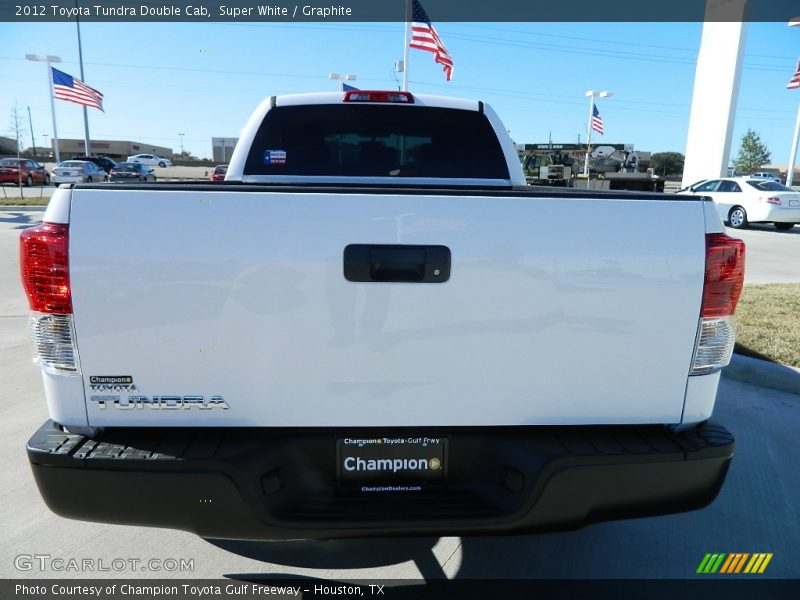 Super White / Graphite 2012 Toyota Tundra Double Cab