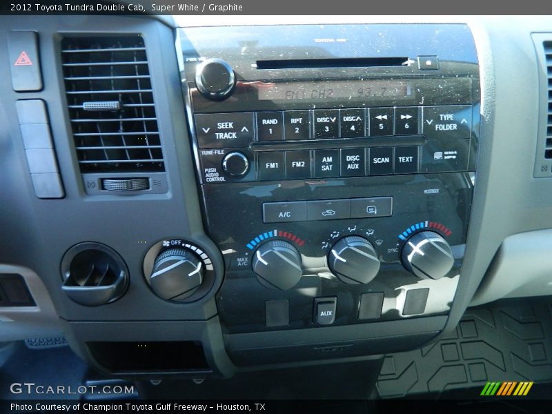 Super White / Graphite 2012 Toyota Tundra Double Cab