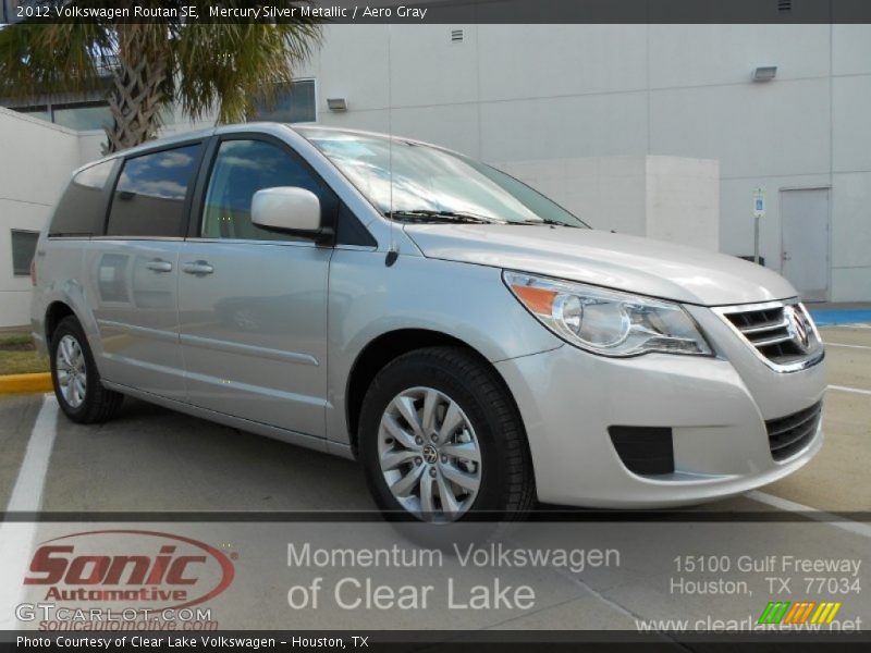 Mercury Silver Metallic / Aero Gray 2012 Volkswagen Routan SE
