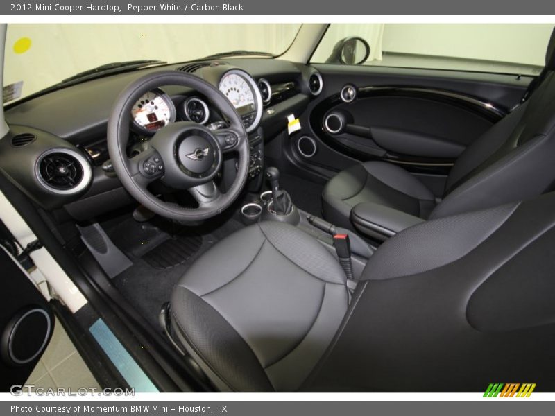 Pepper White / Carbon Black 2012 Mini Cooper Hardtop