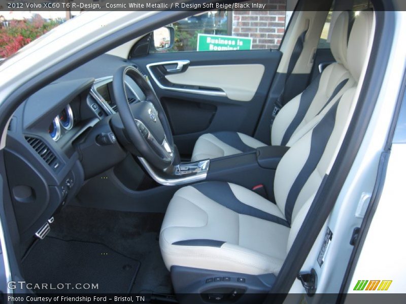 T6 R-Design interior in Soft Beige/Off-Black Inlay - 2012 Volvo XC60 T6 R-Design