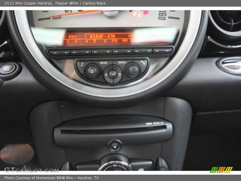 Pepper White / Carbon Black 2012 Mini Cooper Hardtop