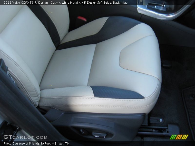 Cosmic White Metallic / R Design Soft Beige/Black Inlay 2012 Volvo XC60 T6 R-Design