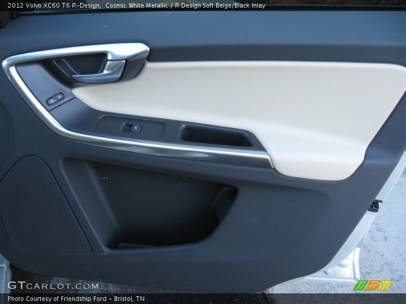 Cosmic White Metallic / R Design Soft Beige/Black Inlay 2012 Volvo XC60 T6 R-Design