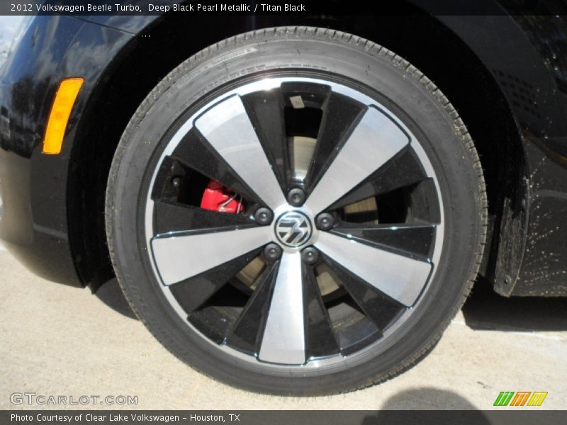 Deep Black Pearl Metallic / Titan Black 2012 Volkswagen Beetle Turbo