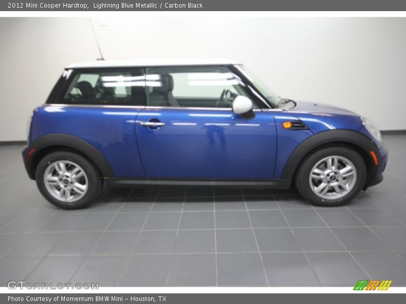 Lightning Blue Metallic / Carbon Black 2012 Mini Cooper Hardtop