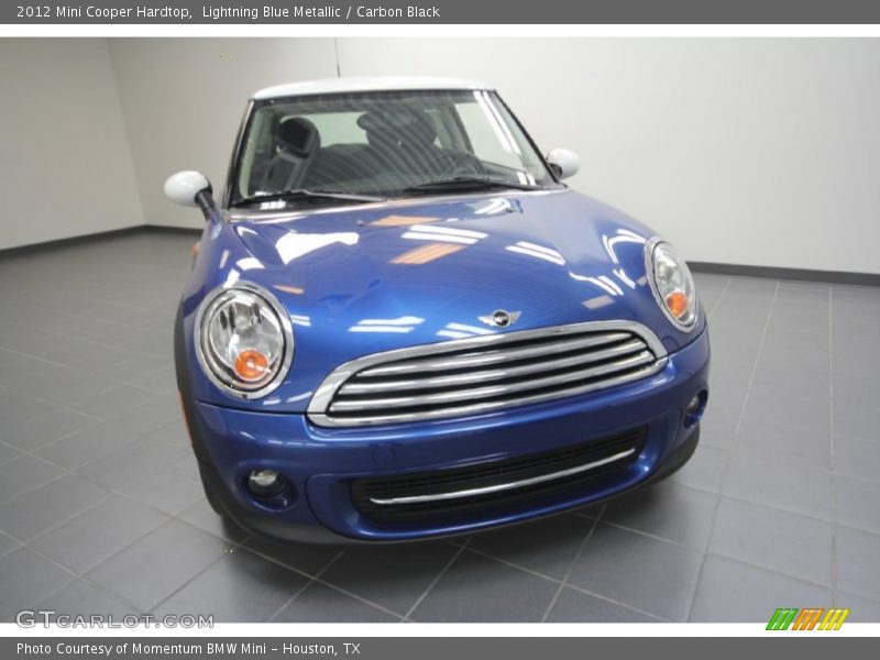 Lightning Blue Metallic / Carbon Black 2012 Mini Cooper Hardtop