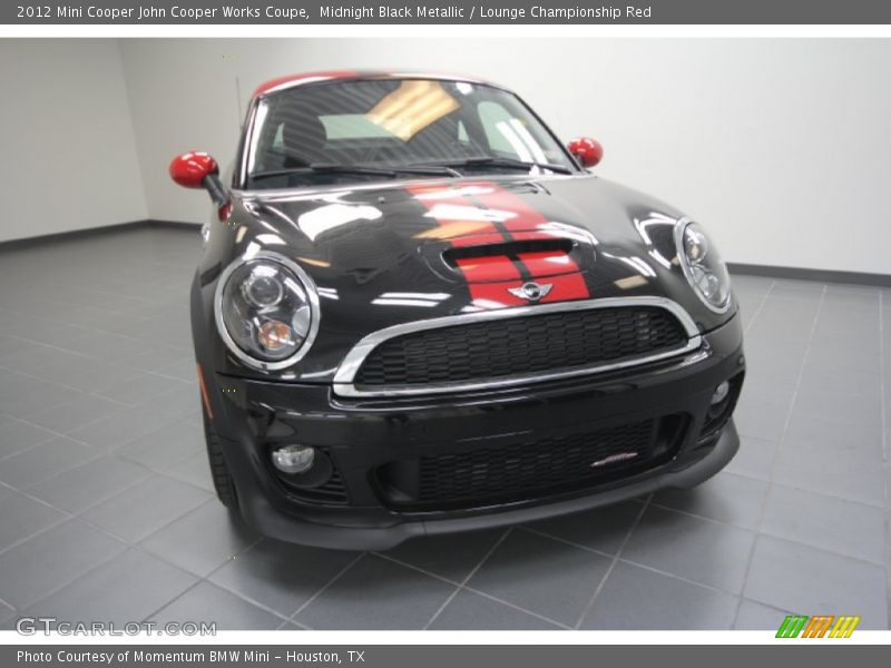 Midnight Black Metallic / Lounge Championship Red 2012 Mini Cooper John Cooper Works Coupe