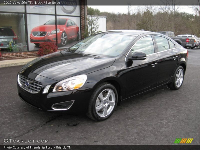 Black / Soft Beige 2012 Volvo S60 T5