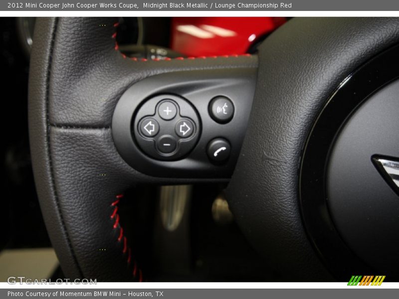 Controls of 2012 Cooper John Cooper Works Coupe