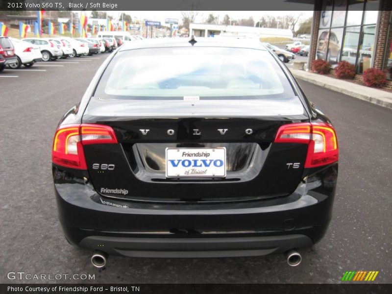 Black / Soft Beige 2012 Volvo S60 T5