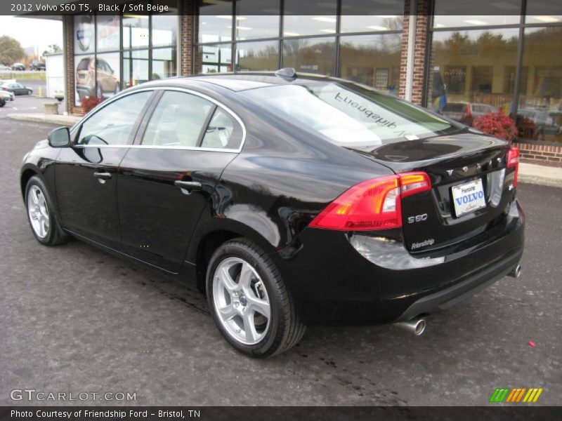 Black / Soft Beige 2012 Volvo S60 T5