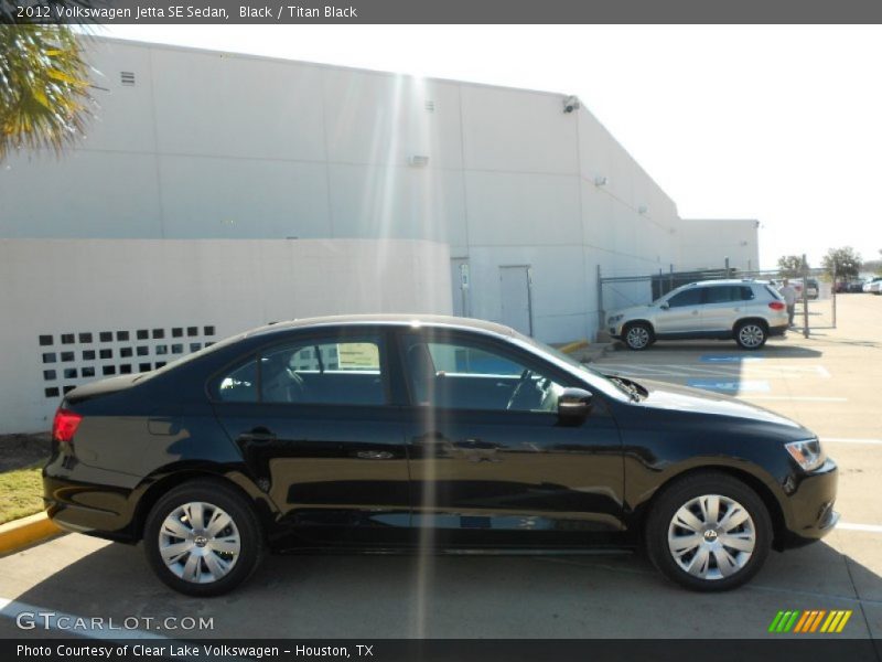Black / Titan Black 2012 Volkswagen Jetta SE Sedan