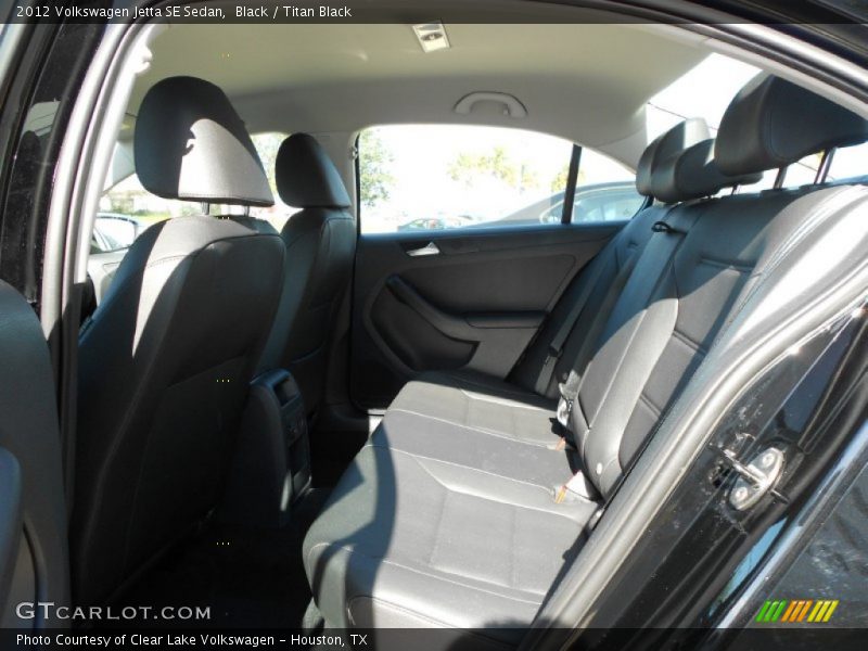 Black / Titan Black 2012 Volkswagen Jetta SE Sedan
