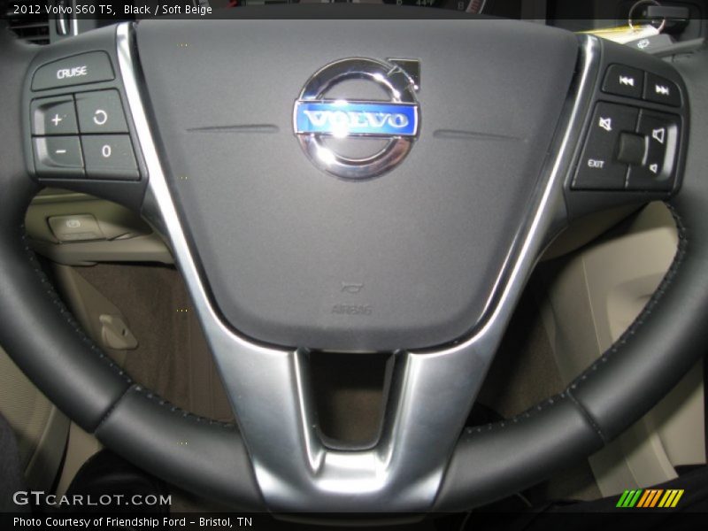 Black / Soft Beige 2012 Volvo S60 T5