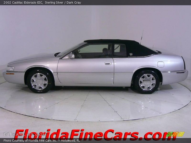 Sterling Silver / Dark Gray 2002 Cadillac Eldorado ESC