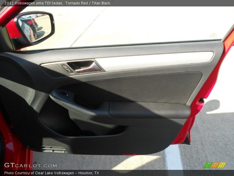 Tornado Red / Titan Black 2012 Volkswagen Jetta TDI Sedan