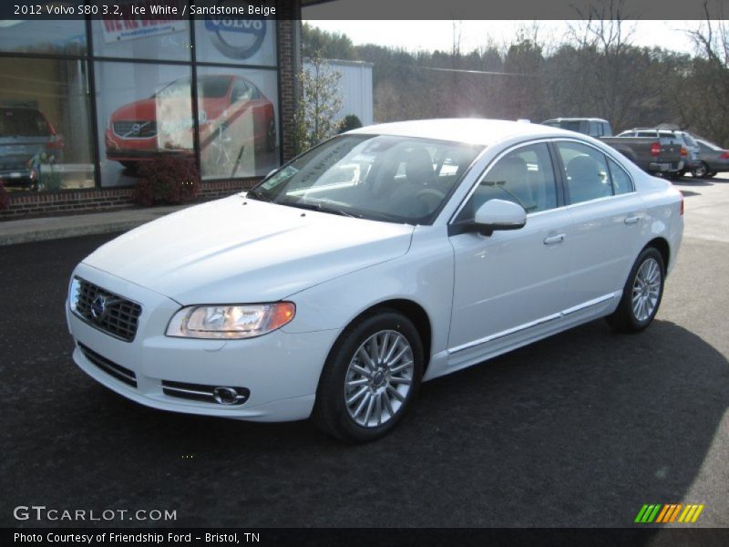 Ice White / Sandstone Beige 2012 Volvo S80 3.2