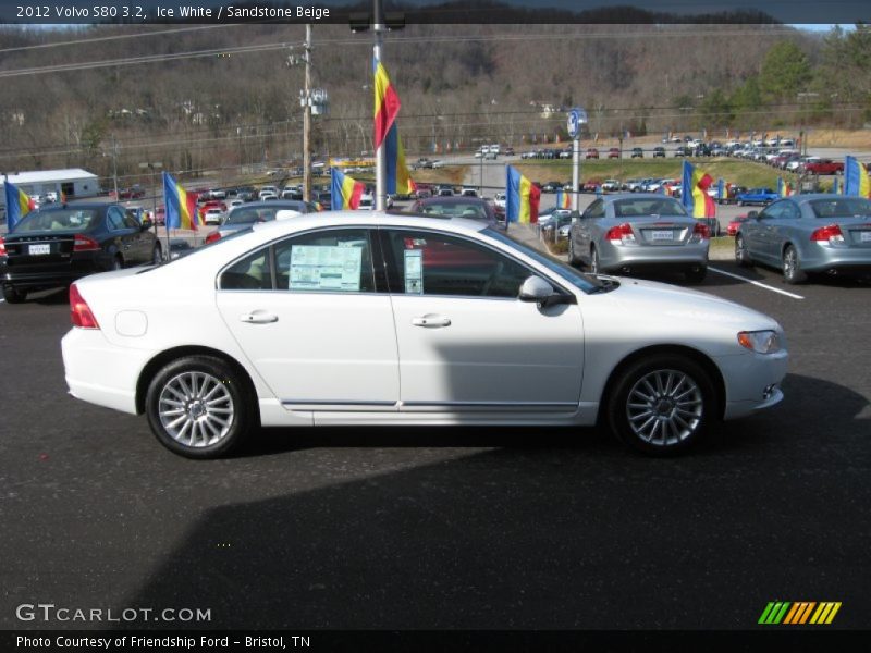 Ice White / Sandstone Beige 2012 Volvo S80 3.2