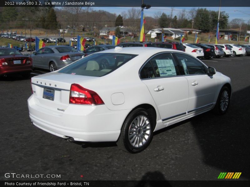 Ice White / Sandstone Beige 2012 Volvo S80 3.2