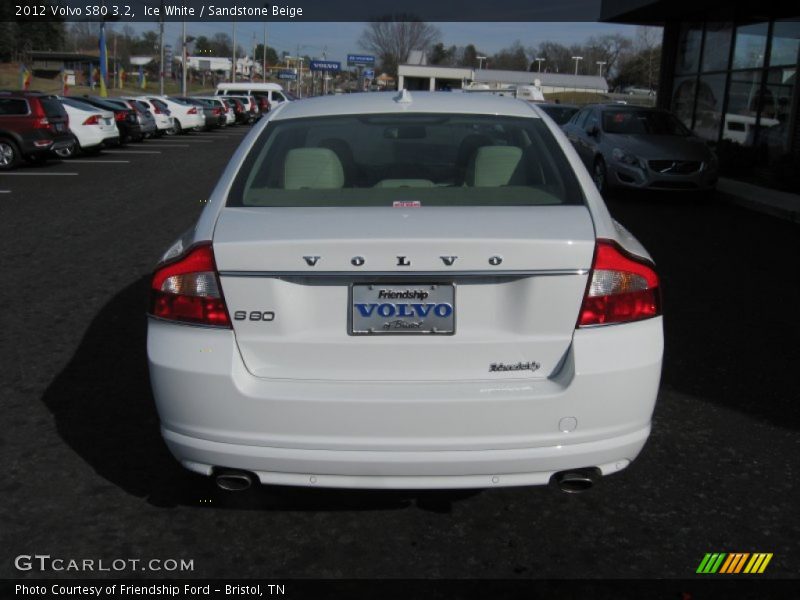 Ice White / Sandstone Beige 2012 Volvo S80 3.2