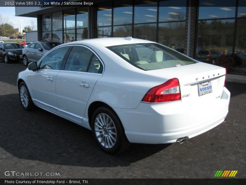 Ice White / Sandstone Beige 2012 Volvo S80 3.2