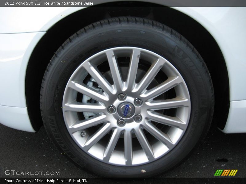 Ice White / Sandstone Beige 2012 Volvo S80 3.2