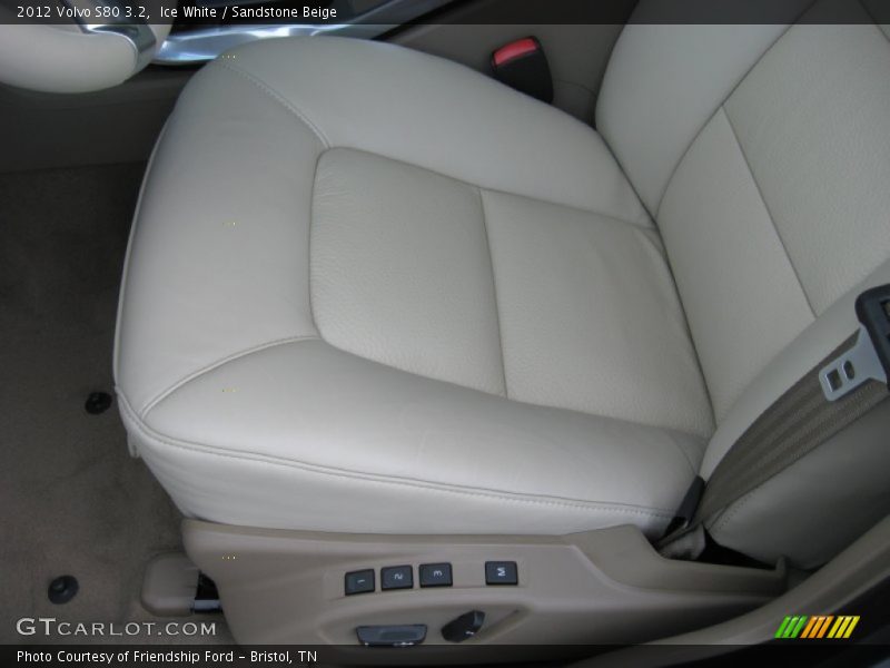 Ice White / Sandstone Beige 2012 Volvo S80 3.2