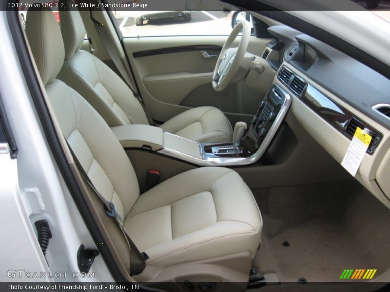 Ice White / Sandstone Beige 2012 Volvo S80 3.2