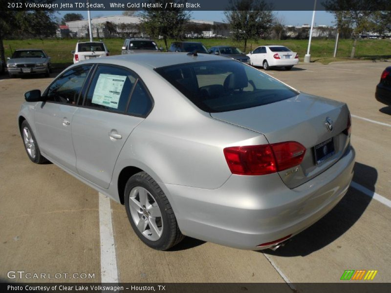 White Gold Metallic / Titan Black 2012 Volkswagen Jetta TDI Sedan
