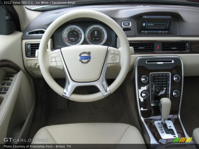 Ice White / Sandstone Beige 2012 Volvo S80 3.2
