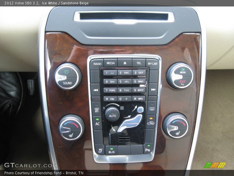 Ice White / Sandstone Beige 2012 Volvo S80 3.2