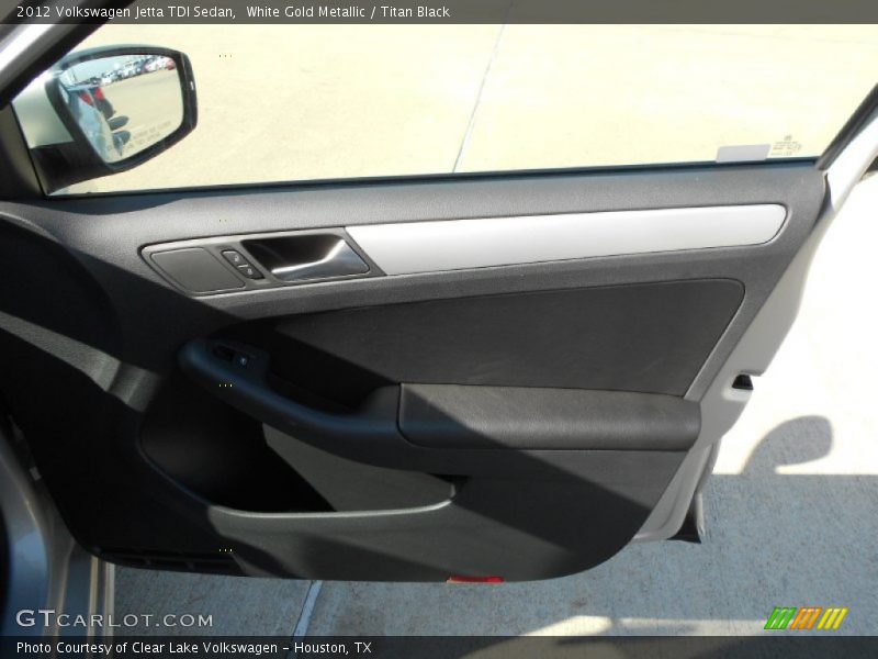 White Gold Metallic / Titan Black 2012 Volkswagen Jetta TDI Sedan