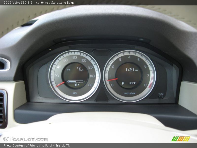  2012 S80 3.2 3.2 Gauges