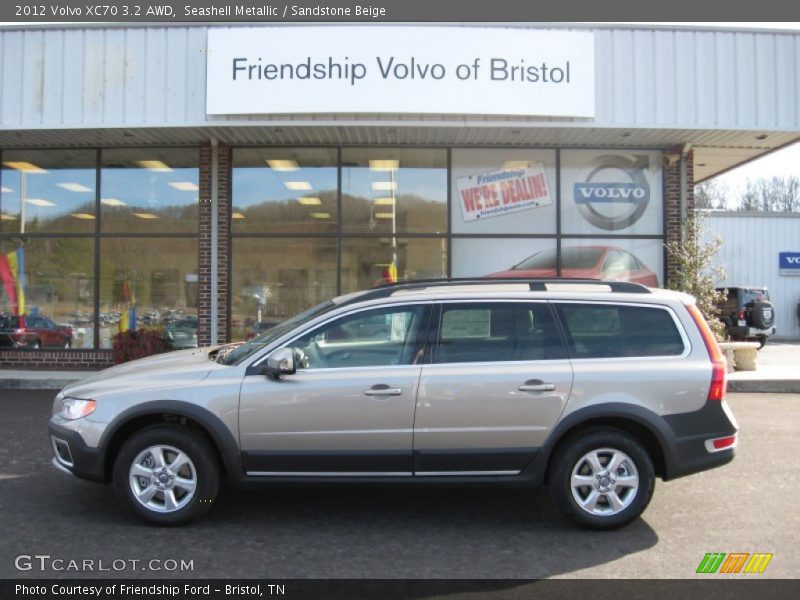 Seashell Metallic / Sandstone Beige 2012 Volvo XC70 3.2 AWD