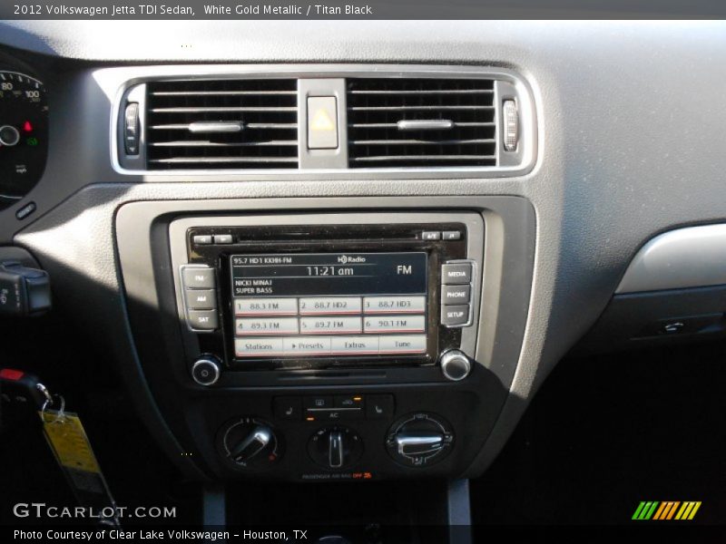 White Gold Metallic / Titan Black 2012 Volkswagen Jetta TDI Sedan