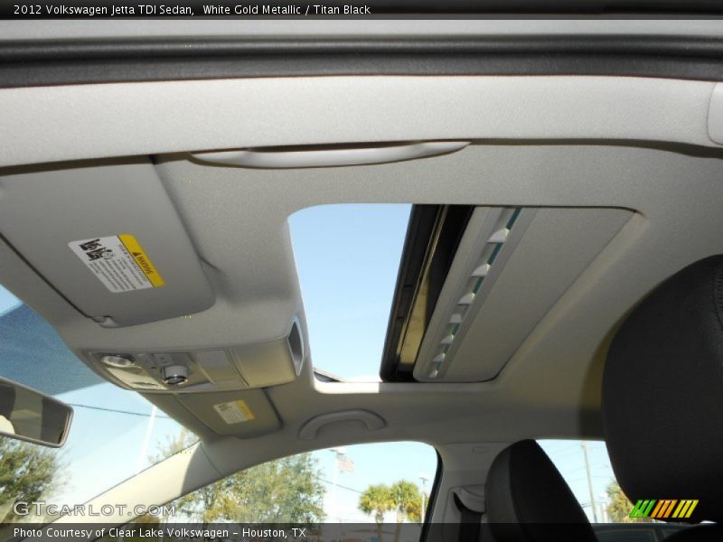 White Gold Metallic / Titan Black 2012 Volkswagen Jetta TDI Sedan