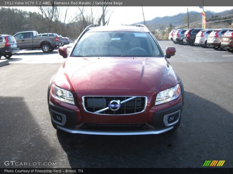 Flamenco Red Metallic / Sandstone Beige 2012 Volvo XC70 3.2 AWD