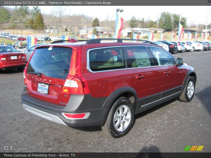 Flamenco Red Metallic / Sandstone Beige 2012 Volvo XC70 3.2 AWD