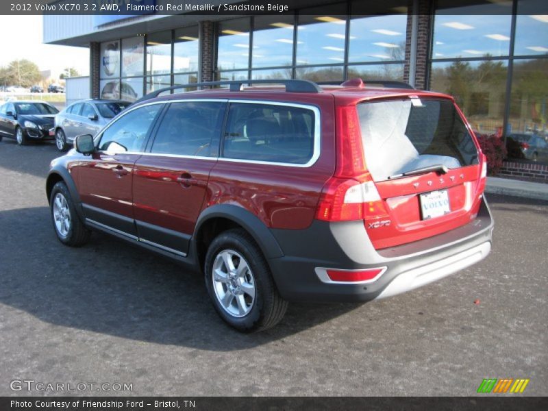Flamenco Red Metallic / Sandstone Beige 2012 Volvo XC70 3.2 AWD