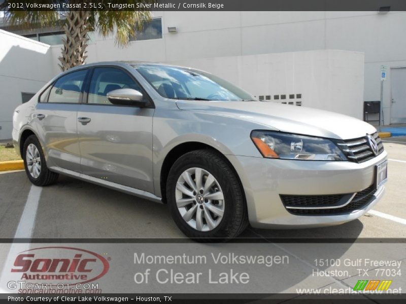 Tungsten Silver Metallic / Cornsilk Beige 2012 Volkswagen Passat 2.5L S