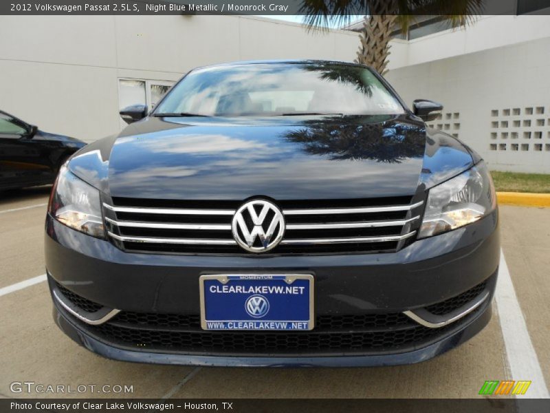 Night Blue Metallic / Moonrock Gray 2012 Volkswagen Passat 2.5L S